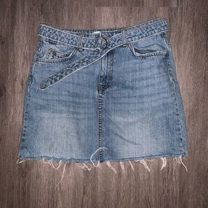 Zara denim skirt